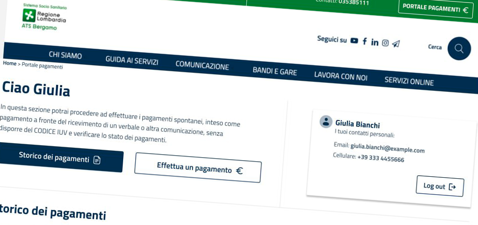 Portale Pagamenti di ATS Bergamo