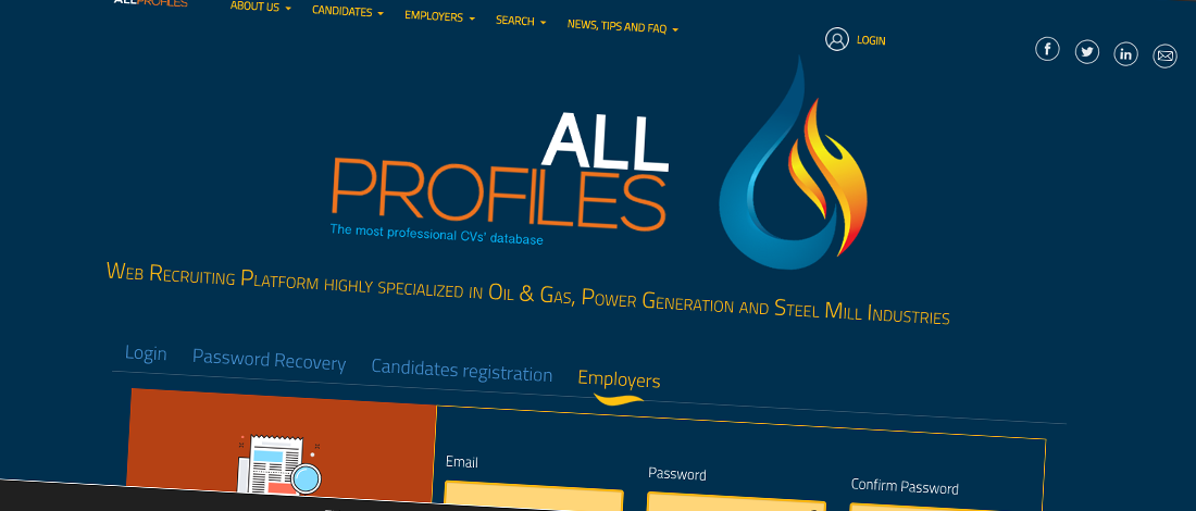 ALLPROFILES: THE MOST PROFESSIONAL CV'S DATABASE ALLPROFILES: THE MOST PROFESSIONAL CV'S DATABASE
