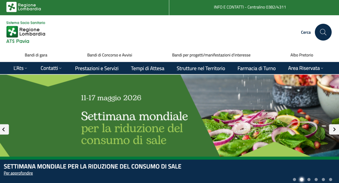 Ecosistema Digitale della Cura - ATS Pavia