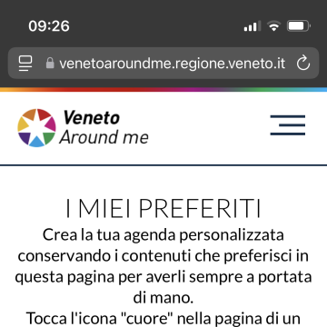 Salva i contenuti preferiti per costruirti l'itinerario e l'agenda del viaggio perfetto e condividi con chi vuoi