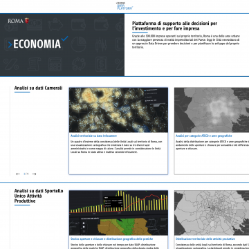 Il Cruscotto Economia di Roma Data Platform