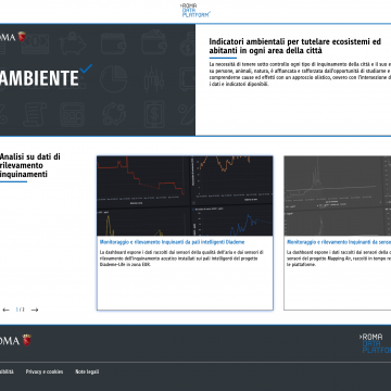 Il Cruscotto Ambiente di Roma Data Platform