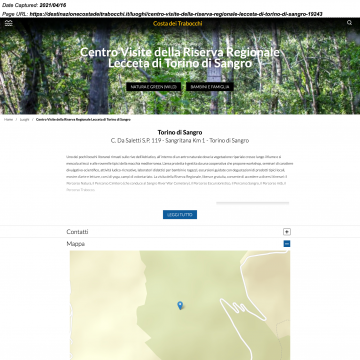 Luoghi. Focus motore di correlazione e servizi su geolocalizzazione