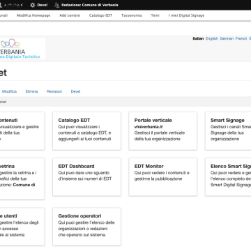 Governance Console - ViviVerbania EDT Platform 