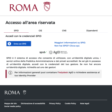Integrazione con IAM Roma Capitale