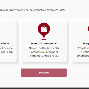 Wizard classificazione attività produttiva
