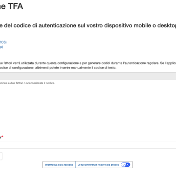 Autenticazione a 2 fattori per tutti redazione distribuita e altri operatori di back office