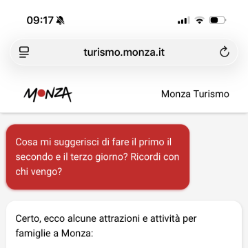 Non è un trip planner ma può proporre itinerari e idee vacanza 