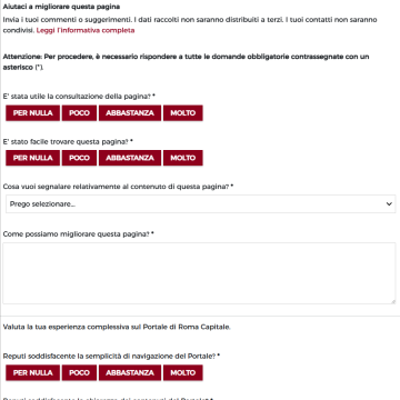 Modulo di contatto ti è stata utile questa pagina