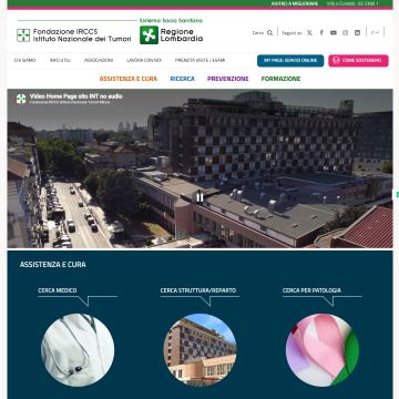 Istituto Nazionale dei Tumori - Homepage