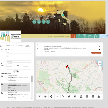 Muoversi in appennino - integrazione blablacar