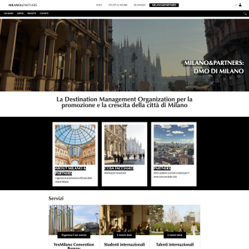 Portale Corporate DMO Milano&Partners