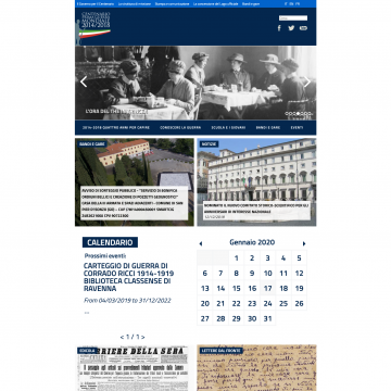 La homepage (versione 18)